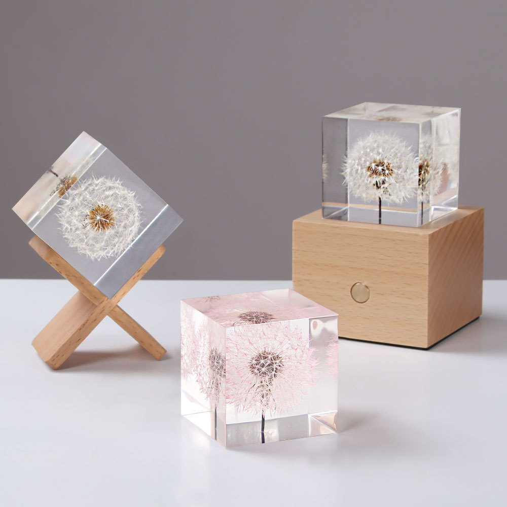 Flower Preservation Resin - タンポポの花と乾燥した花の装飾的な樹脂ドロップ接着剤花素材の装飾