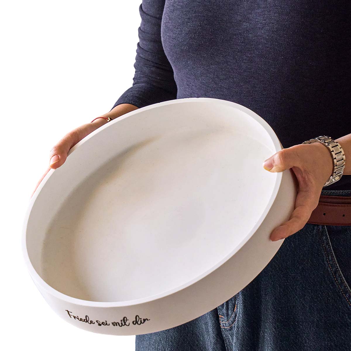 Coaster Mold Round - コンクリート丸型キャンドルボウル容器シリコンモールドDIY大型収納トレイ植木鉢アロマ石膏樹脂クラフトモールドホームガーデンデコ