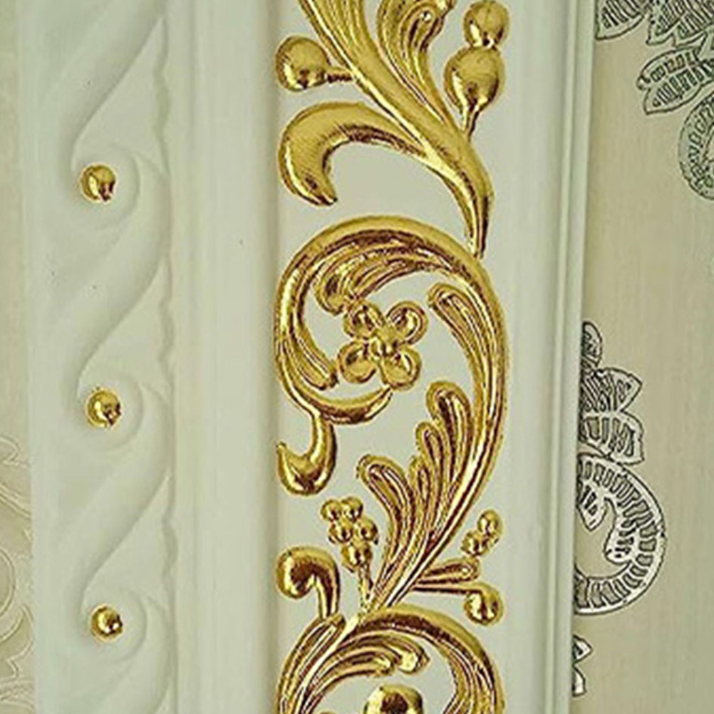 Gold Foil Flakes - 装飾用模造金箔シート（正方形）アートクラフト、絵画、家具用フェイク金箔メタリック箔フレークネット
