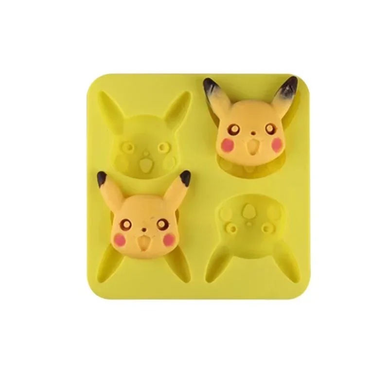 Silicone Mold Tray - 新しいピカチュウシリコンチョコレート型ペストリーパンケーキ型ノンスティックベーキング型DIYベーキングトレイ