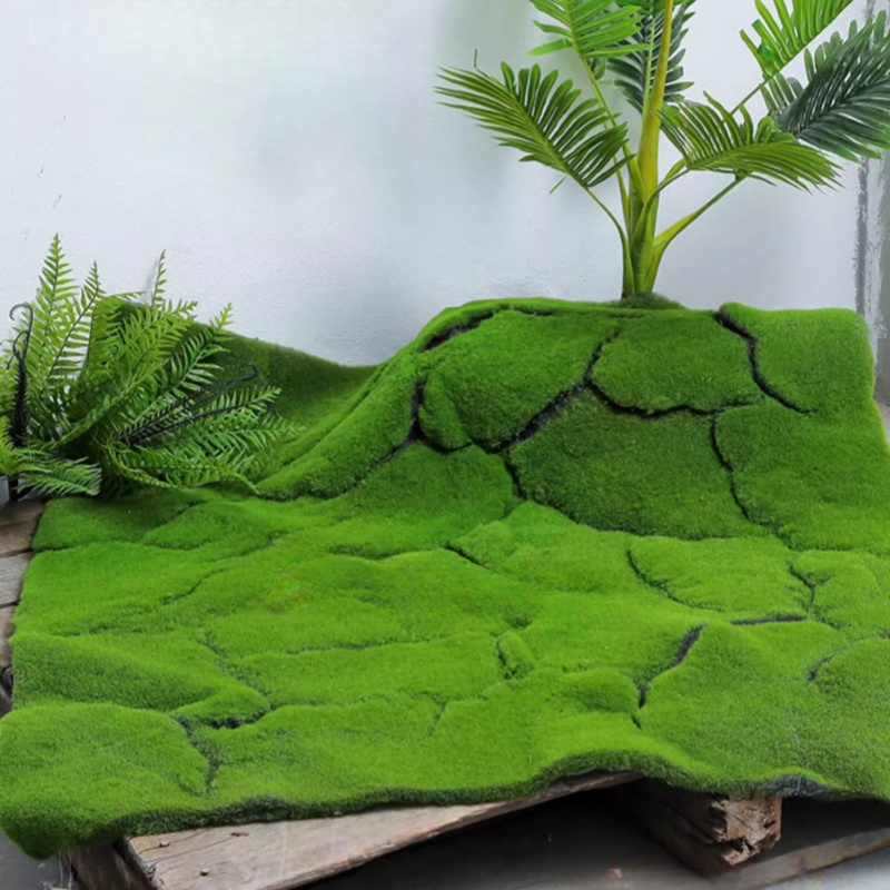 人工芝刈り機,庭の装飾,偽草,屋外芝生の種 - Terrarium Moss Art のレビューと価格