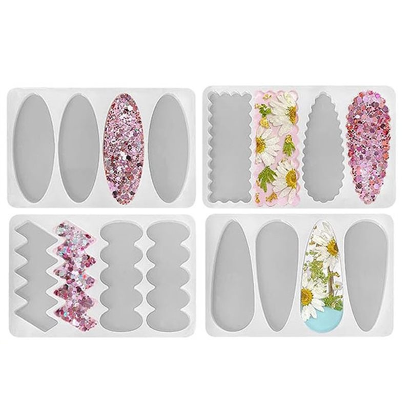 ABMH-エポキシ樹脂ヘアクリップ用シリコンモールド、UV樹 - Epoxy Uv Resin Kit のレビューと価格