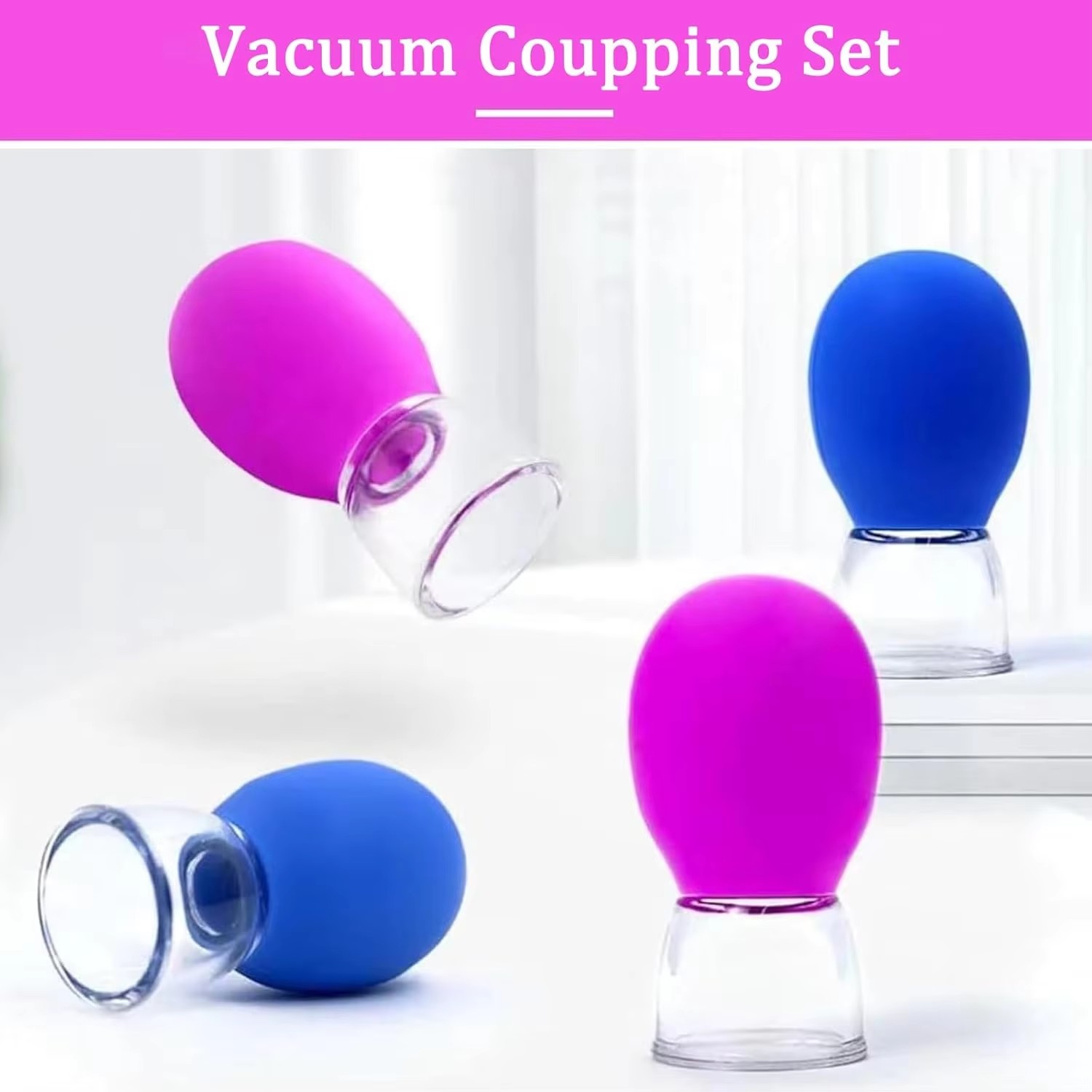 ミニシリコン製フェイシャルカッピング真空マッサージカップ、携 - Vacuum Chamber Small のレビューと価格