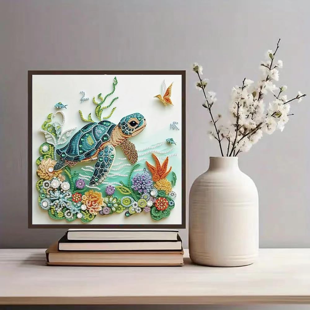 海亀動物ダイヤモンドペインティングキット 大人初心者向けDI - Resin Craft Kit のレビューと価格
