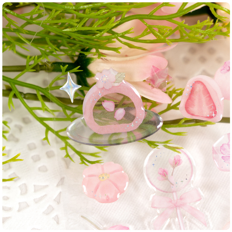 和風桜クリスタル 3D ステッカーピンクかわいいデカール女の - Resin Craft Material のレビューと価格