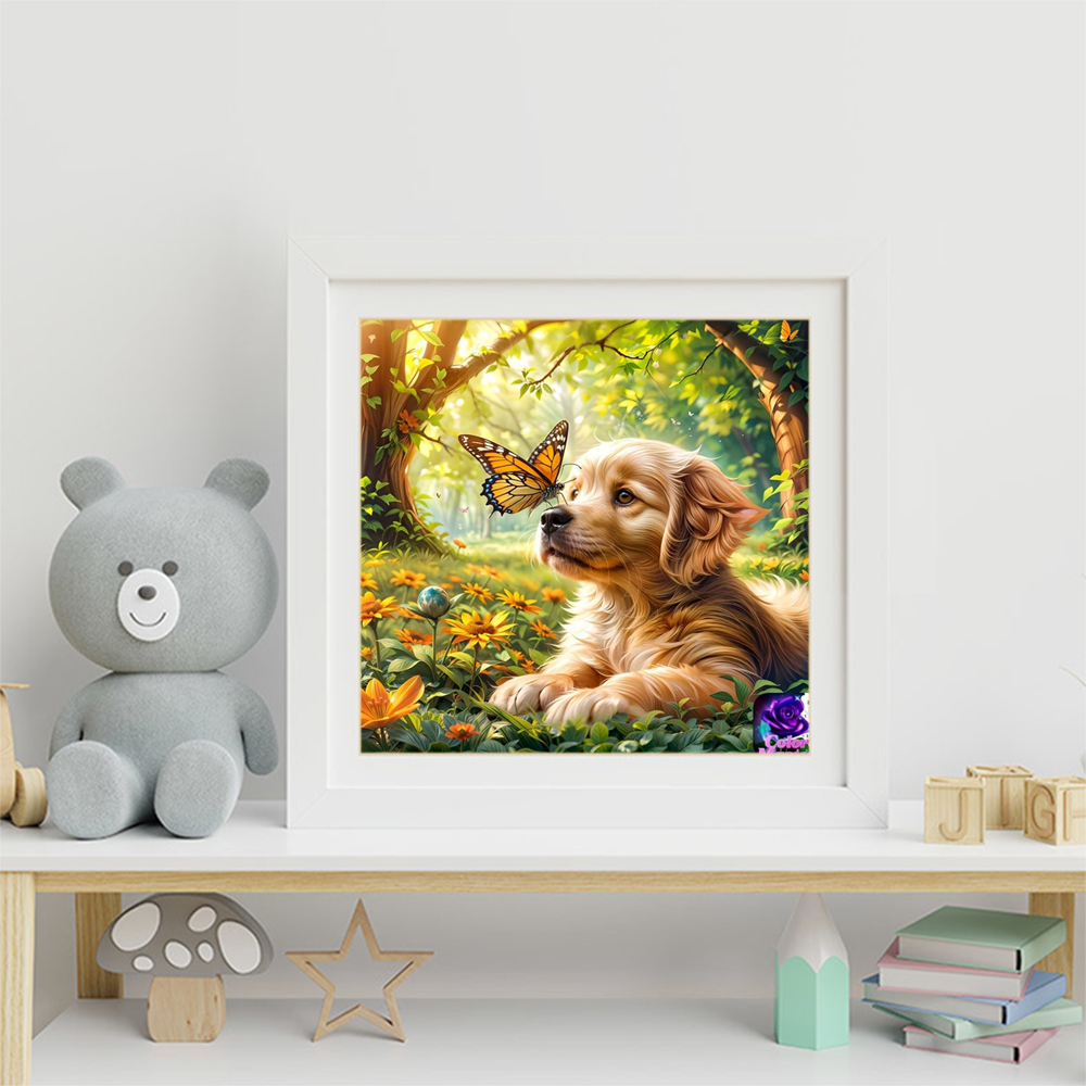 EverShine ダイヤモンドモザイク 犬 動物 DIY  - Resin Craft For Beginners のレビューと価格