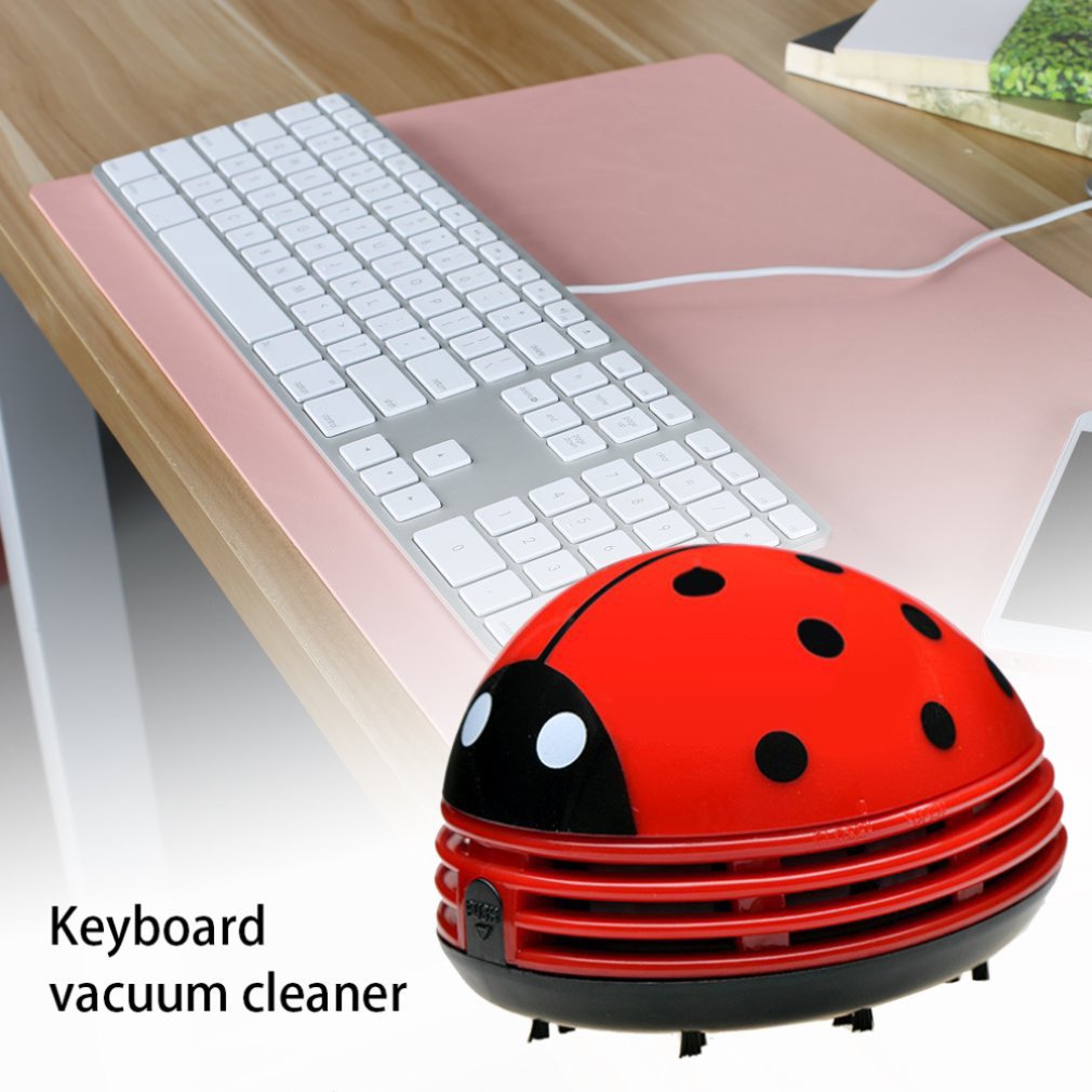 かわいいてんとう虫デスクトップ掃除機集塵機ホームオフィステー - Vacuum Chamber Small のレビューと価格