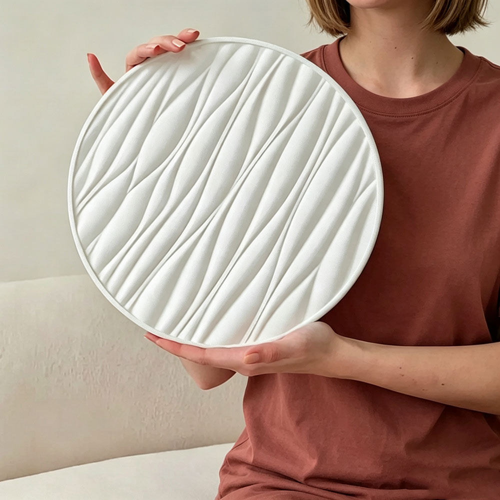 大型丸型トレイシリコンモールド、波型セメント石膏トレイ型、エ - Coaster Mold Round のレビューと価格