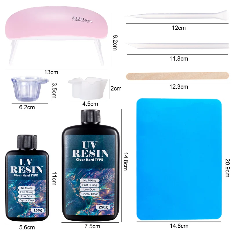 ハード UV 樹脂接着剤キット 高速硬化エポキシ樹脂 UV  - Epoxy Uv Resin Kit のレビューと価格