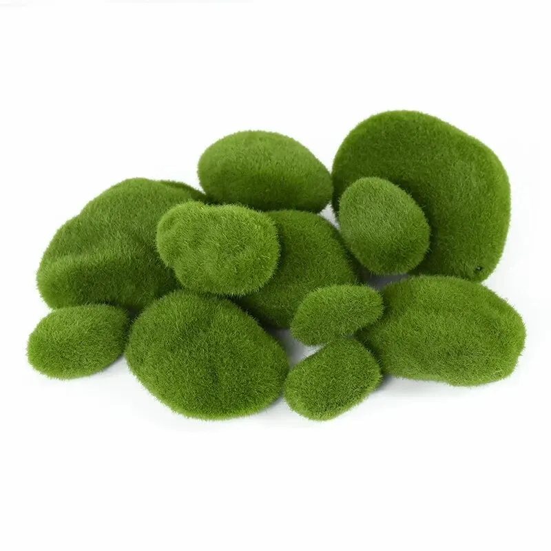 家の装飾のための人工苔石,緑の植物のシミュレーション,岩のボ - Terrarium Moss Art のレビューと価格