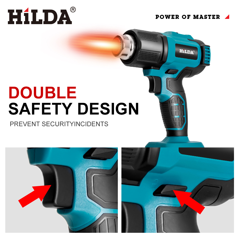 HILDA ハンドヘルドホットエアガン 温度調節可能 非調節 - Heat Gun Small のレビューと価格