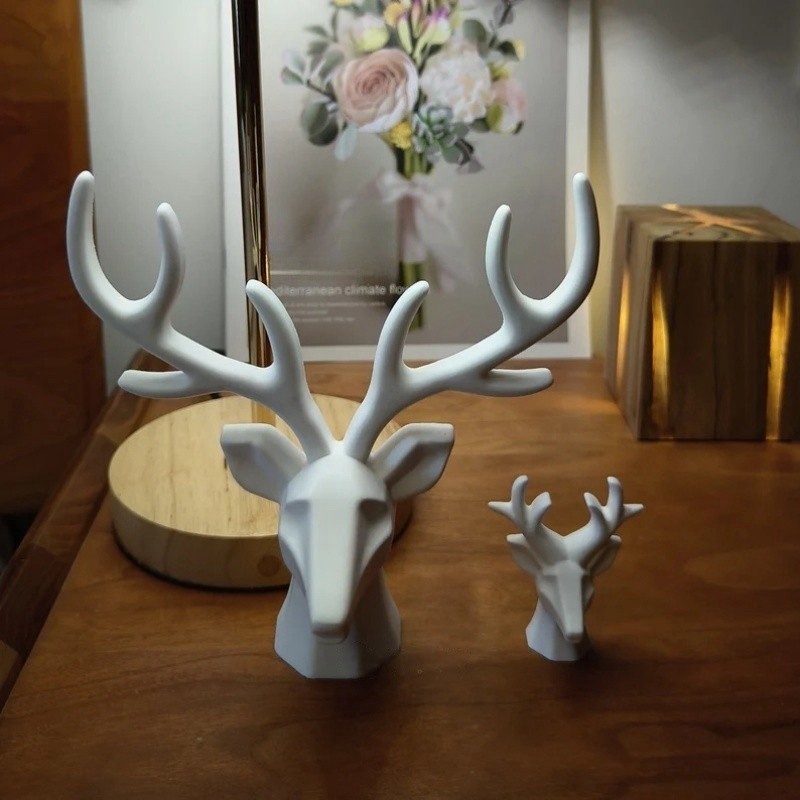 2個の鹿の角飾りシリコンモールドDIY石膏ジュエリー収納ペン - Resin Craft Ideas のレビューと価格