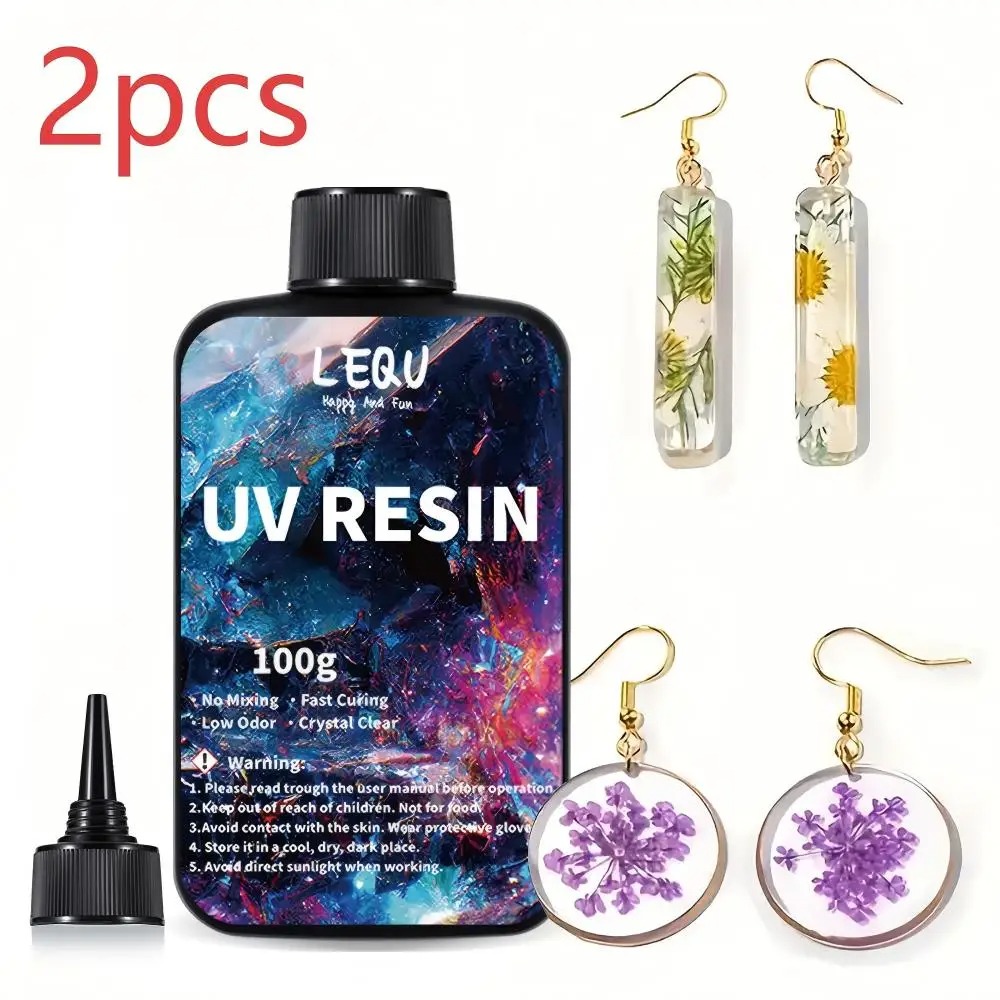 100g UVレジン透明ハードアップグレード版、クリスタルク - Epoxy Uv Resin Kit のレビューと価格