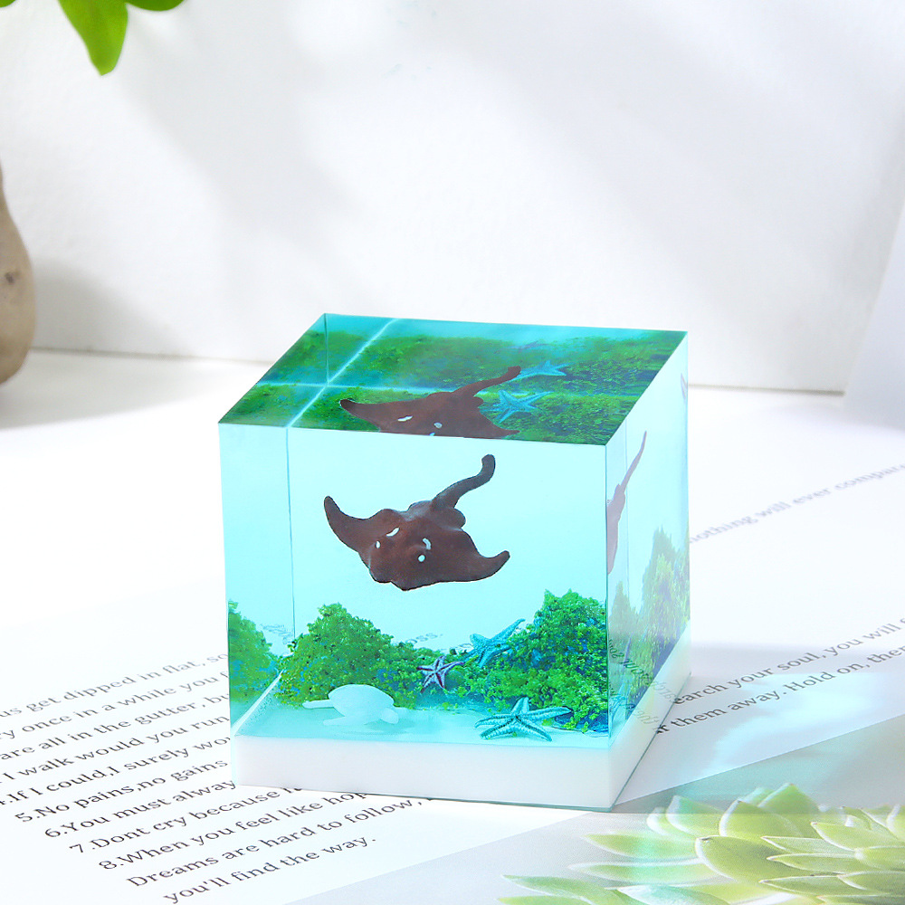 3DクラフトDIYミニ装飾海の動物アクションフィギュアおもち - Resin Craft Material のレビューと価格