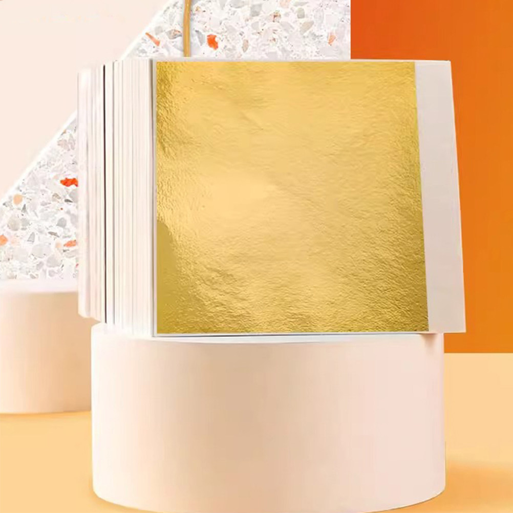 装飾用模造金箔シート（正方形）アートクラフト、絵画、家具用フ - Gold Foil Flakes のレビューと価格