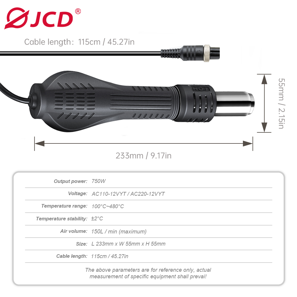 Jcd熱風はんだ付けステーション,溶接ツール,700w,22 - Heat Gun Small のレビューと価格