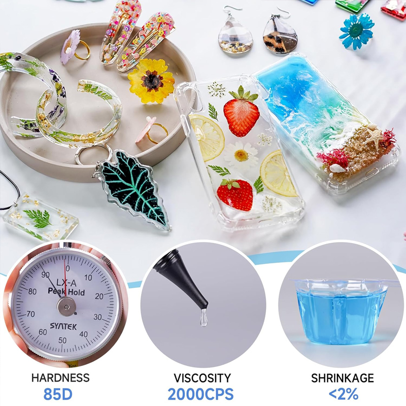 アップグレードされた UV 樹脂ハードスターターハードタイプ - Epoxy Uv Resin Kit のレビューと価格
