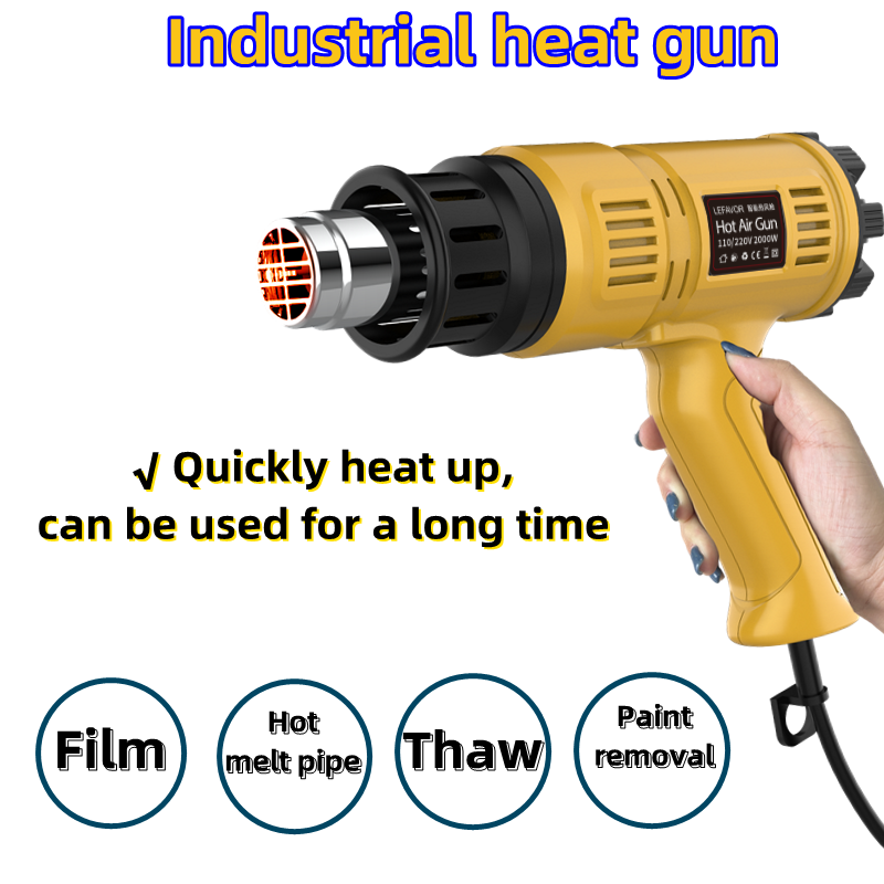 2000W ホットエアガン ミニ建設用乾燥機 シュリンク包装 - Heat Gun Small のレビューと価格