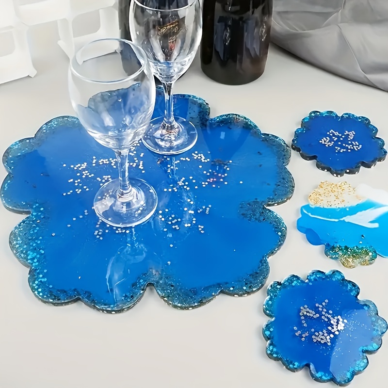 5個入りミラー付き大型花小花カップクッションベースシリコンモ - Flower Preservation Resin のレビューと価格