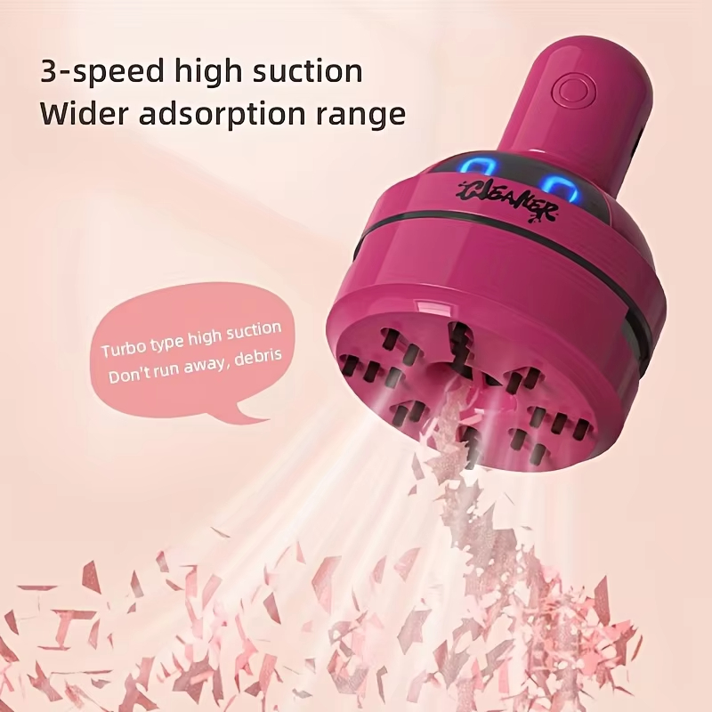 ミニデスクトップ掃除機ポータブル USB 充電式 3 スピー - Vacuum Chamber Small のレビューと価格