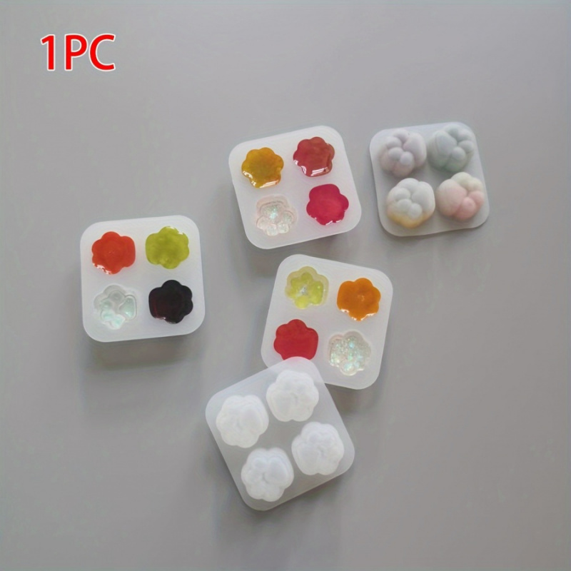 1猫の足跡模様シリコンモールドセット-4AユニークなDIY樹 - Resin Craft Ideas のレビューと価格