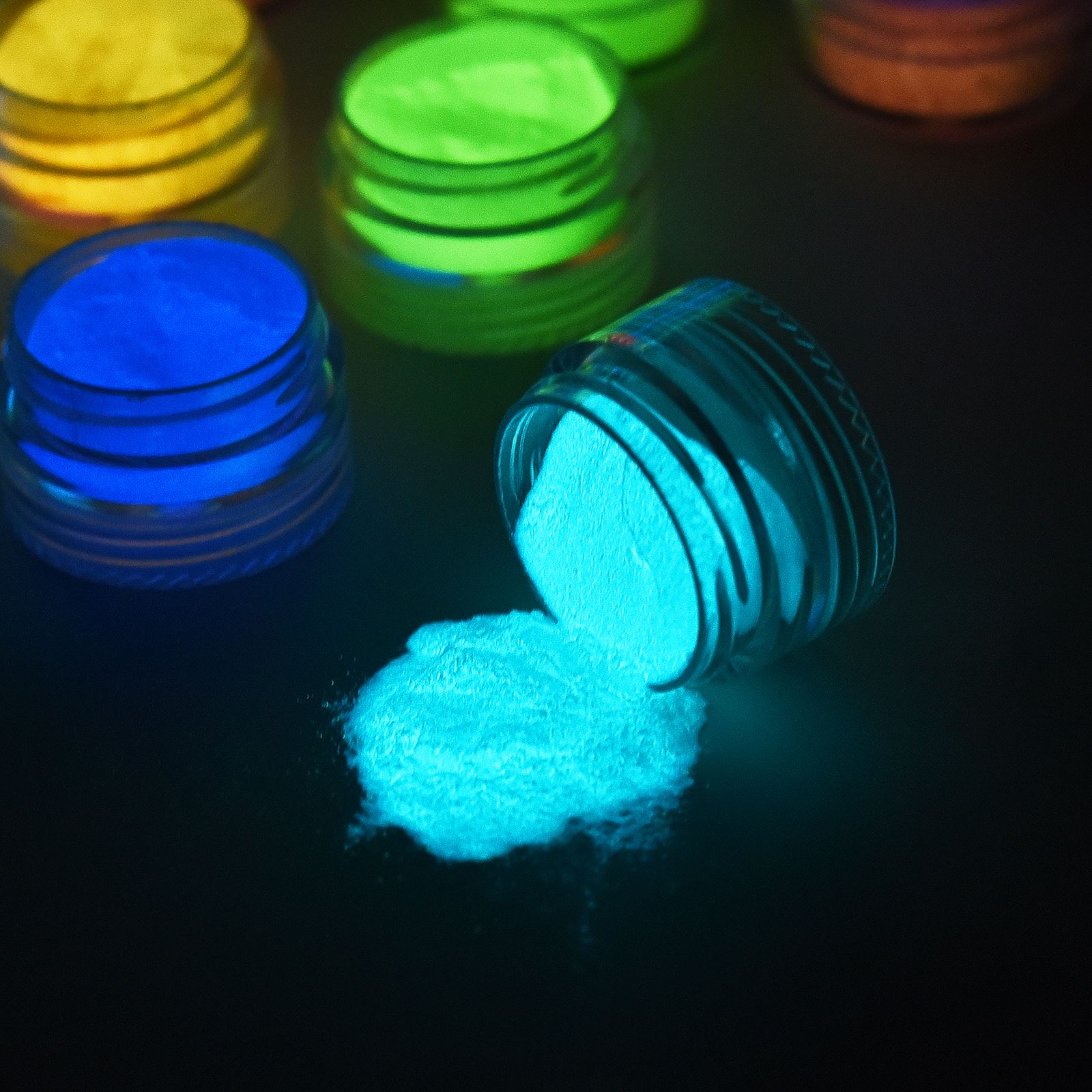 6色/セット夜光パウダー樹脂顔料暗闇で光るパウダーDIY U - Resin Pigment Set のレビューと価格