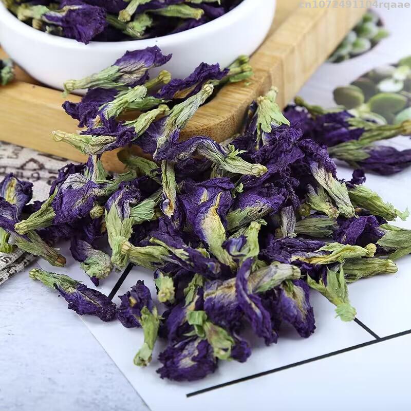 天然蝶蘭ドライフラワーブルーバタフライピーの花美容石鹸ウェデ - Dried Flower Bulk のレビューと価格