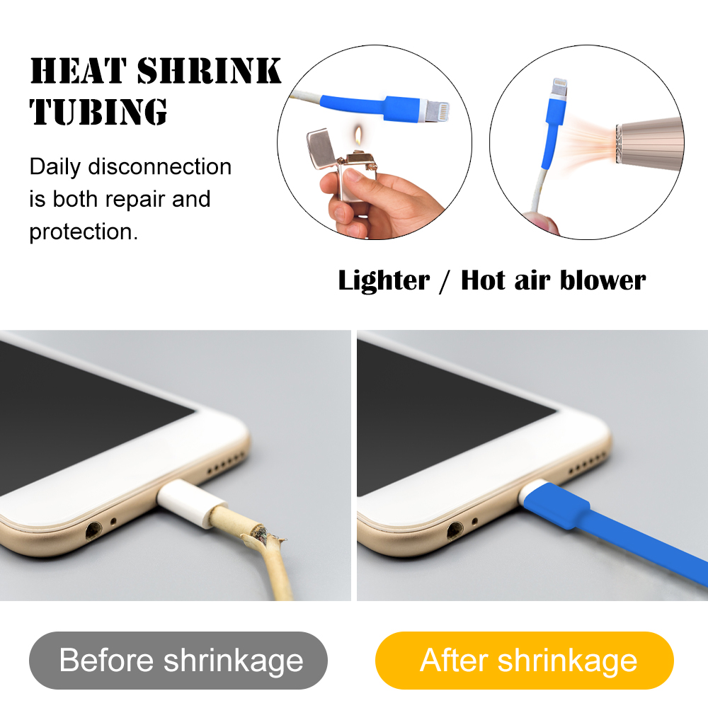 1160/580/164 個の熱収縮チューブキット 2:1  - Heat Gun Small のレビューと価格