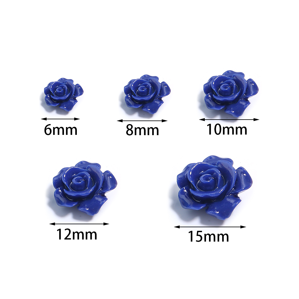 1株6 8 10 12 15 mmローズティービーズ人工サン - Flower Preservation Resin のレビューと価格